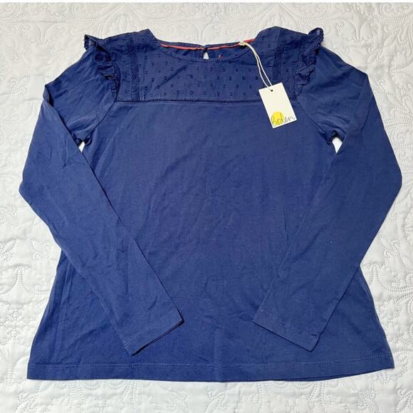 NWT Mini Boden Broderie Top Size 11/12 - Picture 2 of 5
